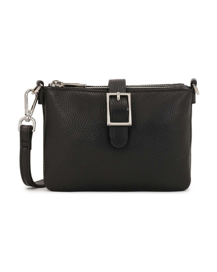 Kazar-Kleine-Gürteltasche-mit-drei-Fächern-schwarz