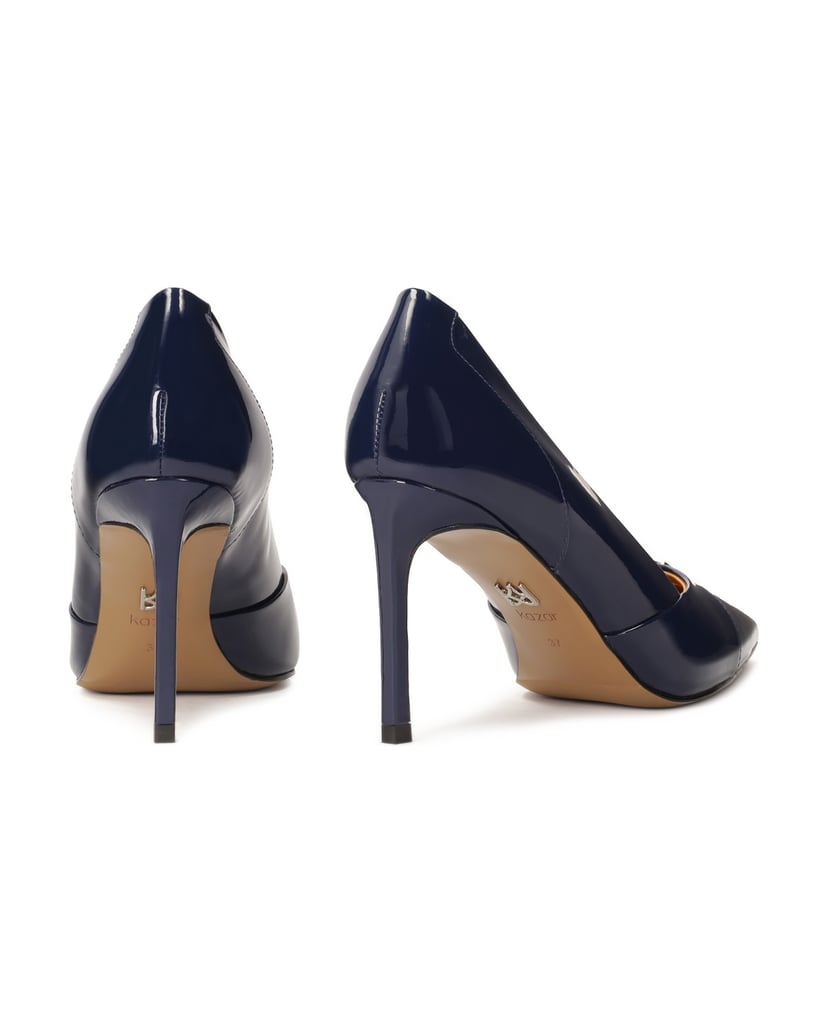 Kazar-Marineblaue-Lackleder-Pumps-mit-Absatz-dunkelblau