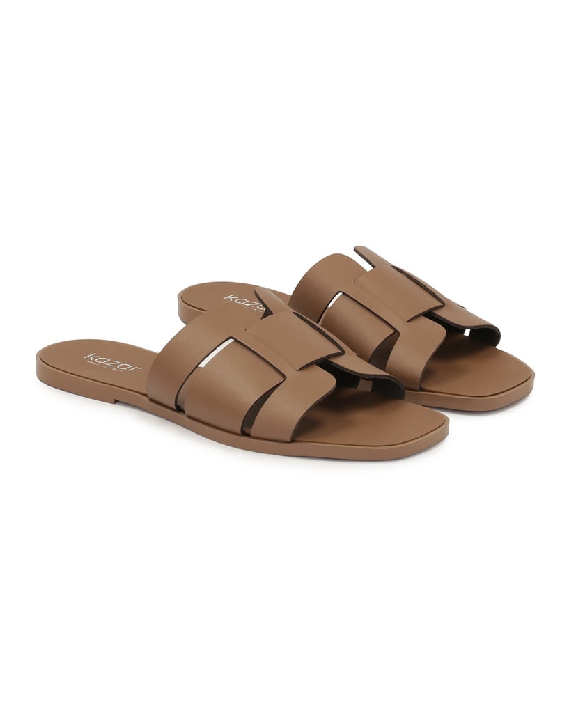 Kazar-Rutschen-aus-Leder-in-Taupe-Farbe-taupe