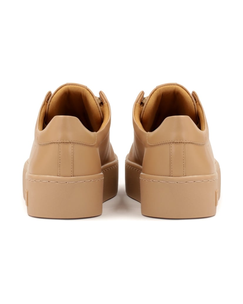 Kazar-Beigefarbene-Turnschuhe-mit-dicker-Sohle-beige