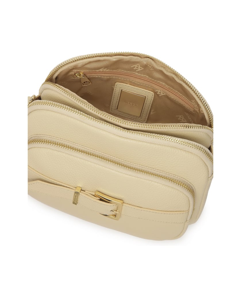 Kazar-Lederhandtasche-Typ-Postbag-weiss