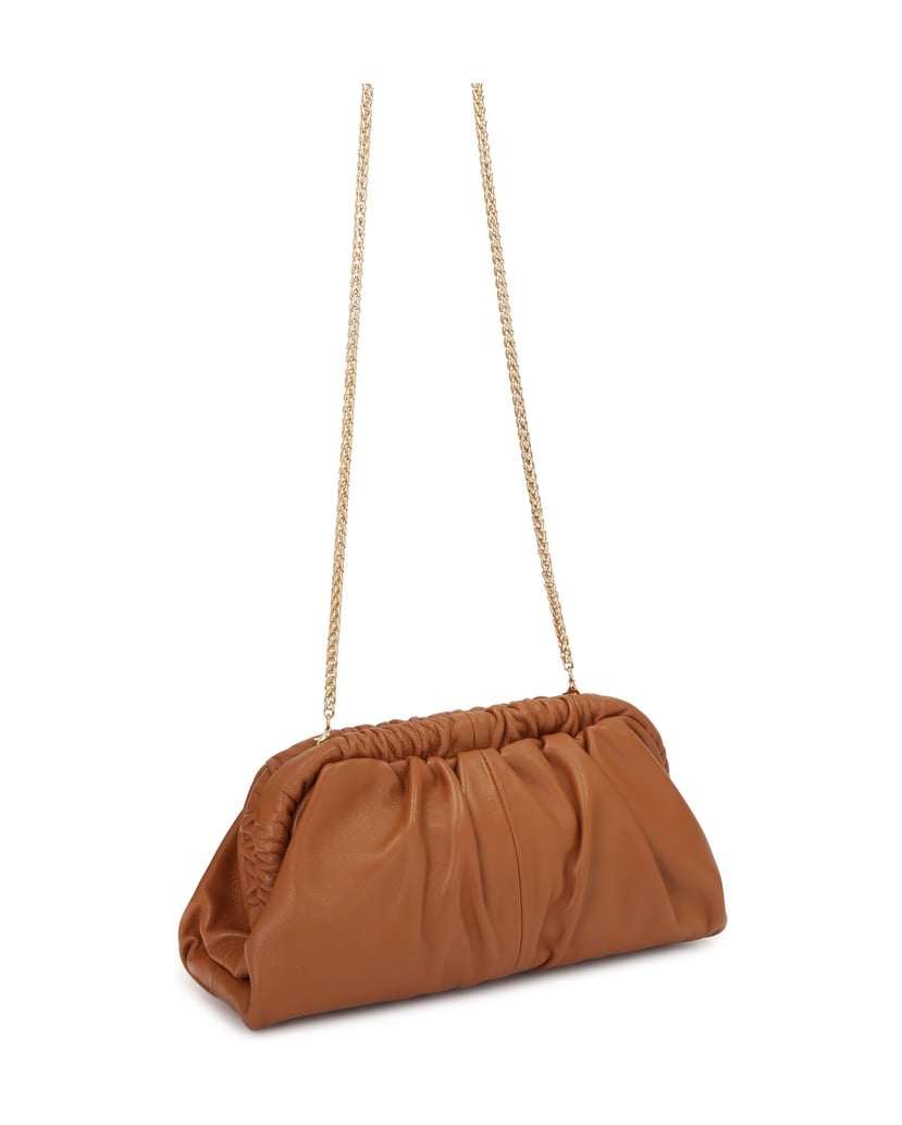 Kazar-Faltende-Clutch-Bag-mit-festem-Rahmen-camel