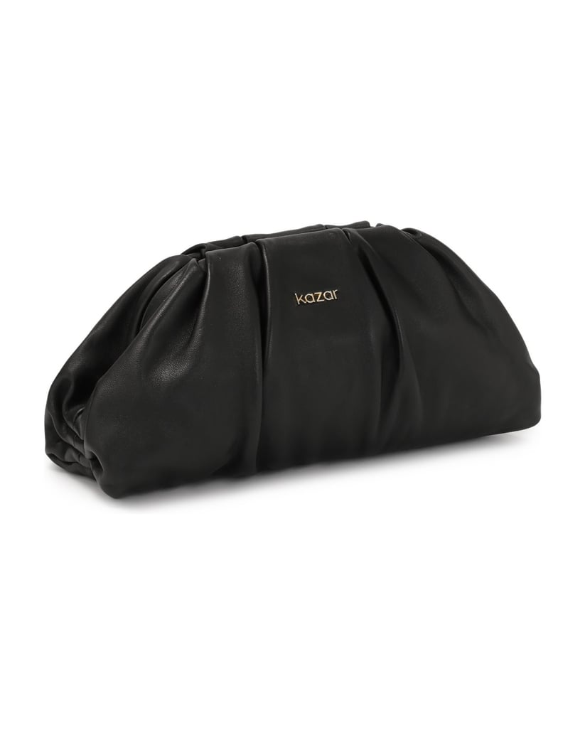 Kazar-Schwarze-knittrige-Handtasche-schwarz