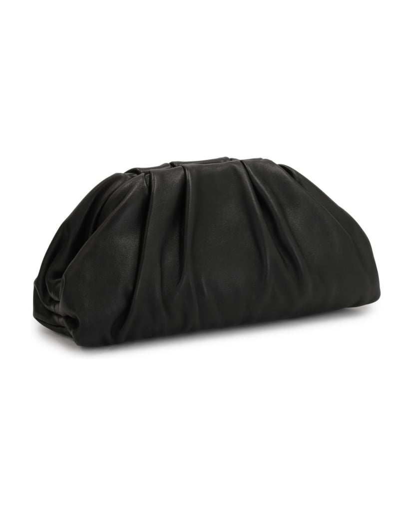 Kazar-Schwarze-knittrige-Handtasche-schwarz