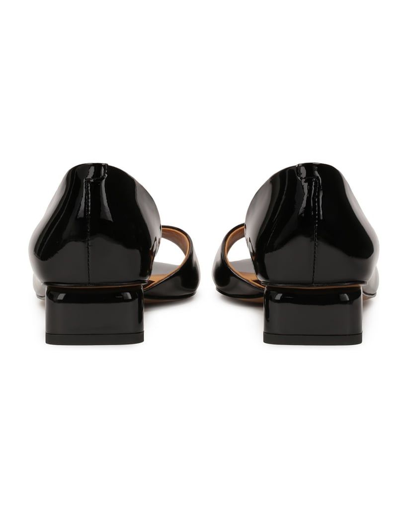 Kazar-Pumps-aus-Lackleder-mit-ausgeschnittenem-Schaft-und-Nasenpads-schwarz