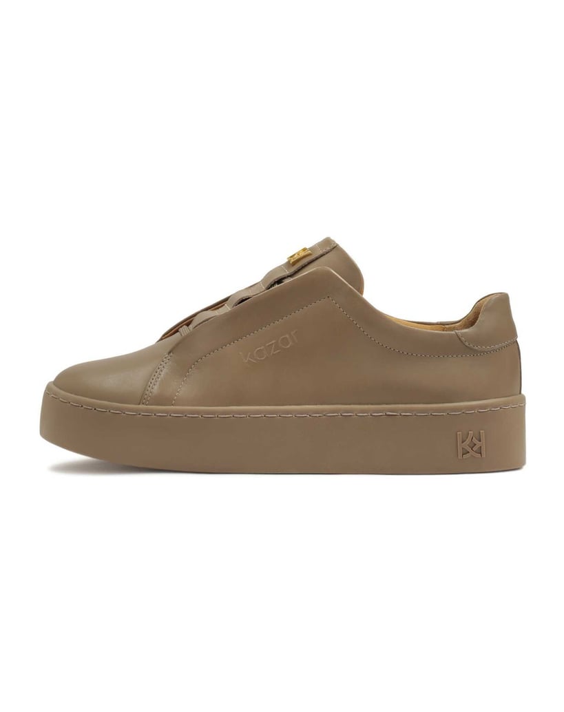 Kazar-Turnschuhe-in-Taupe-Farbe-mit-verzierter-Zunge-taupe