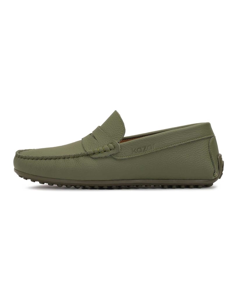 Kazar-Khaki-Mokassins-für-Männer-oliv