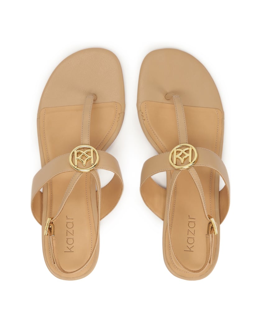 Kazar-Flache-Sandalen-in-Beige-beige