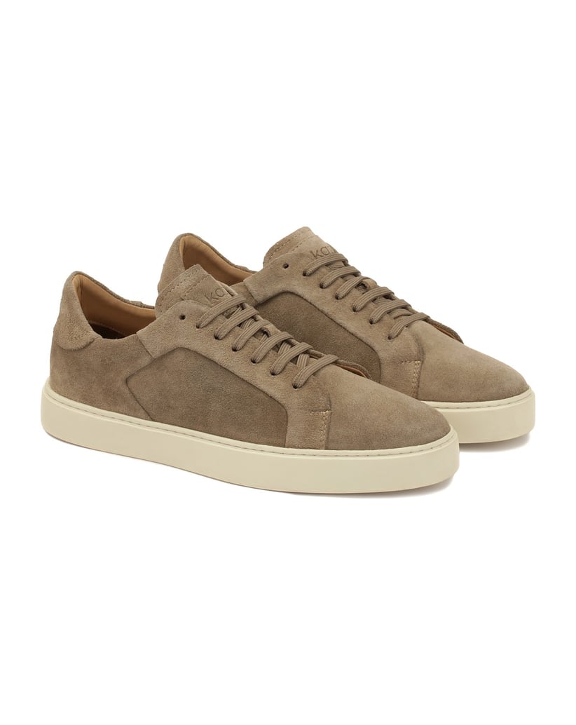 Kazar-Wildleder-Sneakers-in-Taupe-Farbe-taupe