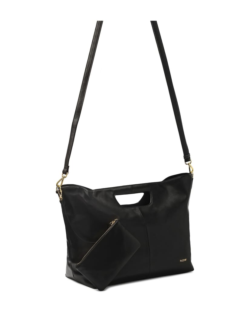 Kazar-Große-Lederhandtasche-mit-Etui-schwarz