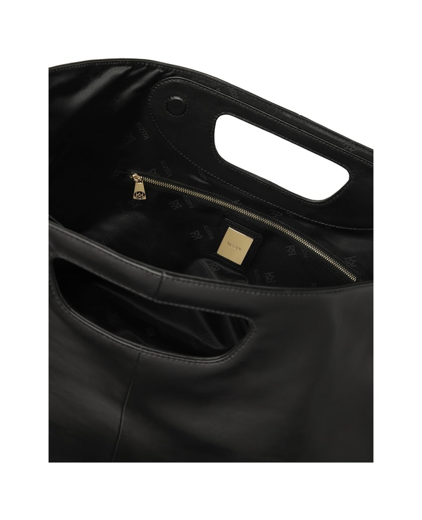 Kazar-Große-Lederhandtasche-mit-Etui-schwarz