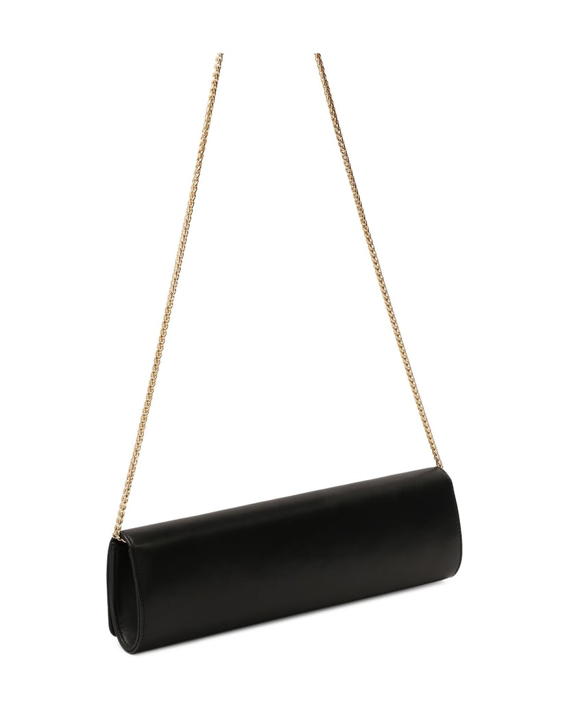 Kazar-Elegante-schwarze-Clutch-Tasche-mit-länglicher-Form-schwarz