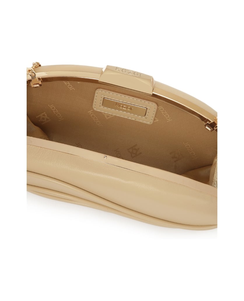 Kazar-Avantgardistische-Clutch-Handtasche-mit-eingraviertem-KAZAR-Logo