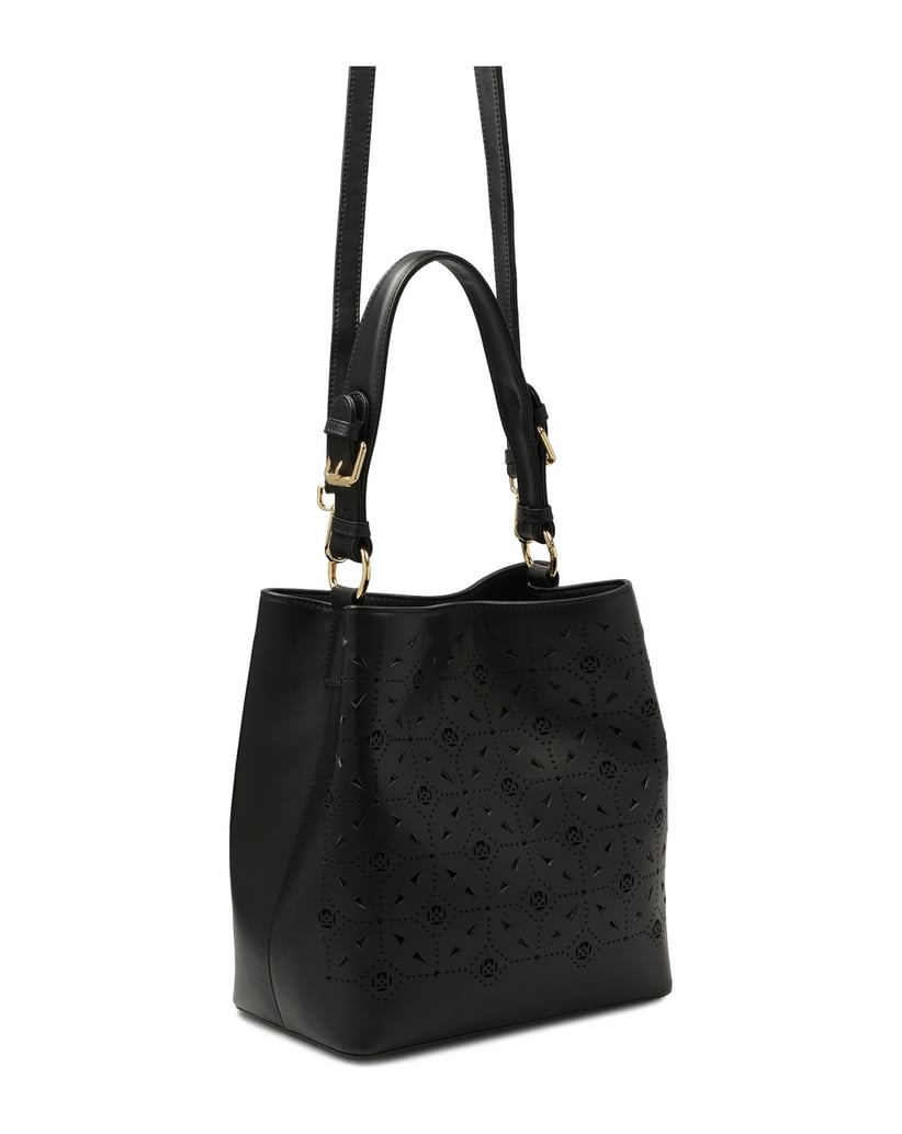 Kazar-Schwarze-Handtasche-mit-durchbrochener-Verzierung-schwarz