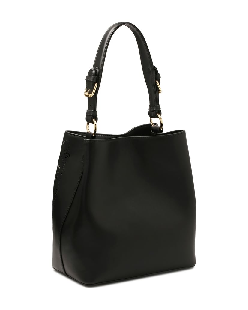 Kazar-Schwarze-Handtasche-mit-durchbrochener-Verzierung-schwarz