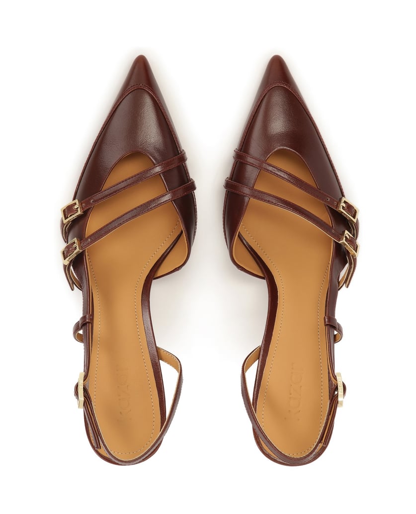 Kazar-Braune-Pumps-mit-offenem-Absatz-braun