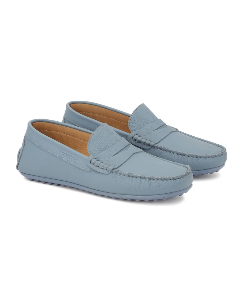 Kazar-Blaue-Herren-Leder-Mokassins-blau