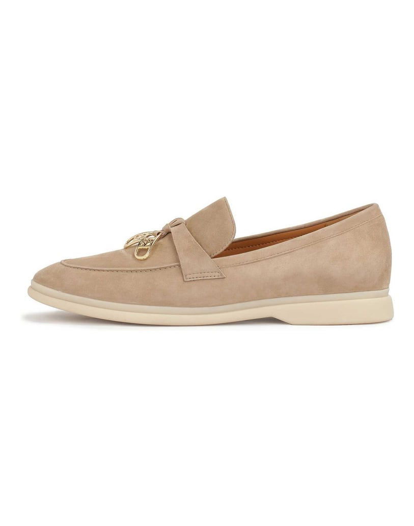 Kazar-Slipper-aus-Wildleder-mit-aufgehängten-Monogrammen-pink