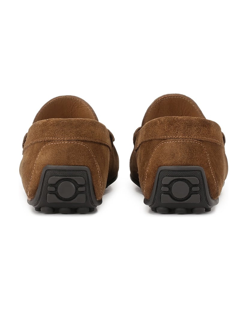Kazar-Mokassins-aus-braunem-Wildleder-mit-bequemer-Sohle-braun