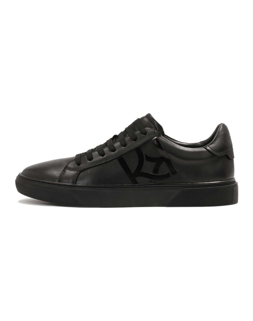 Kazar-Schwarze-Turnschuhe-mit-großem-KAZAR-Monogramm-schwarz