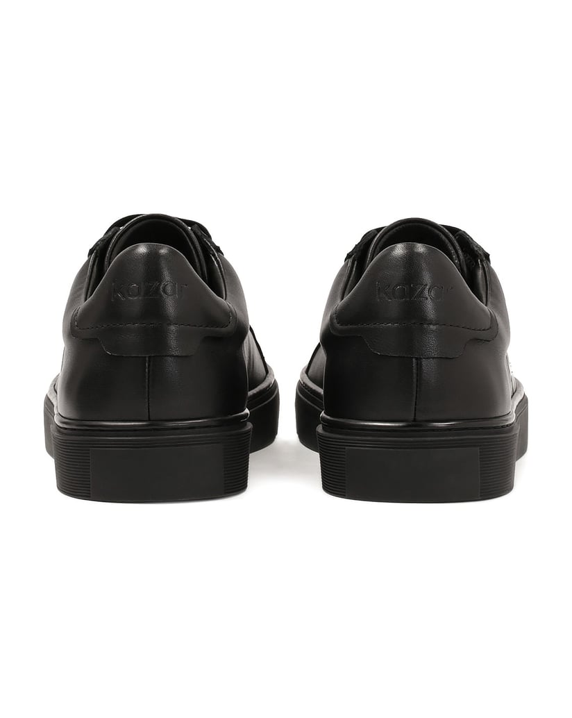 Kazar-Schwarze-Turnschuhe-mit-großem-KAZAR-Monogramm-schwarz