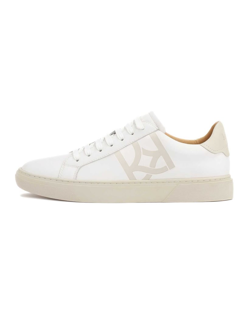 Kazar-Bequeme-Herren-Sneaker-mit-Schnürverschluss-weiss
