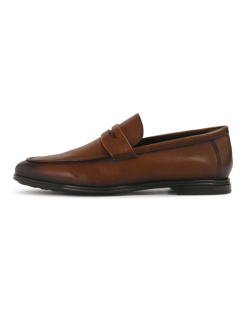 Kazar-Loafers-aus-braunem,-schattiertem-Leder-braun
