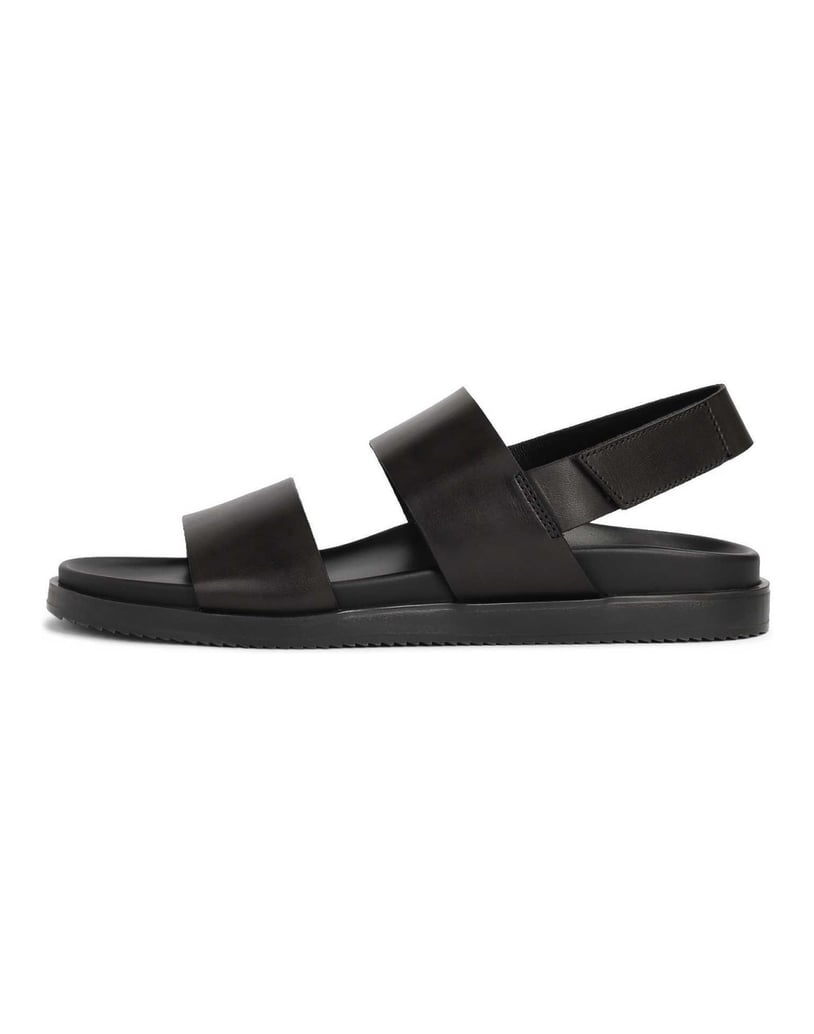 Kazar-Klettverschluss-Sandalen-aus-Leder-schwarz