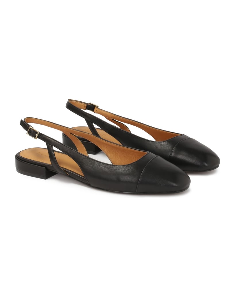 Kazar-Schwarze-Pumps-mit-flacher-Sohle-und-ausgeschnittenem-Oberteil-schwarz