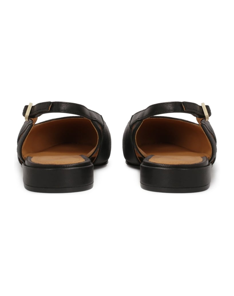 Kazar-Schwarze-Pumps-mit-flacher-Sohle-und-ausgeschnittenem-Oberteil-schwarz