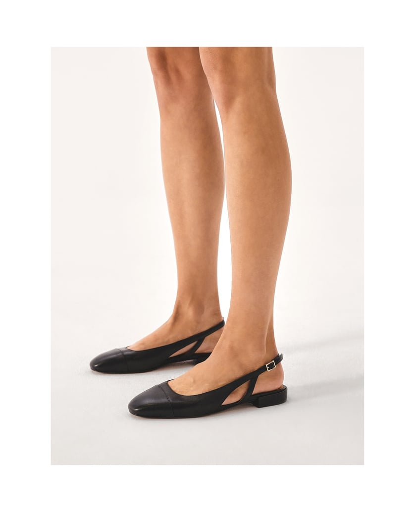 Kazar-Schwarze-Pumps-mit-flacher-Sohle-und-ausgeschnittenem-Oberteil-schwarz