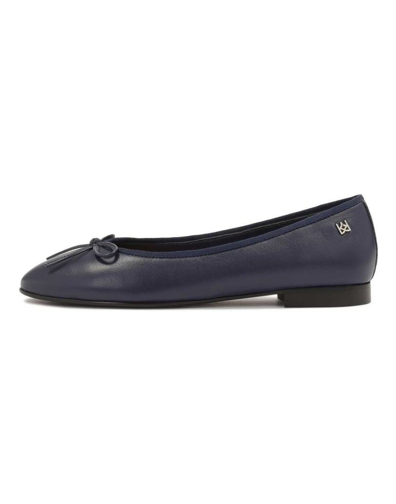 Kazar-Marineblaue-Ballerinas-aus-Naturleder-dunkelblau
