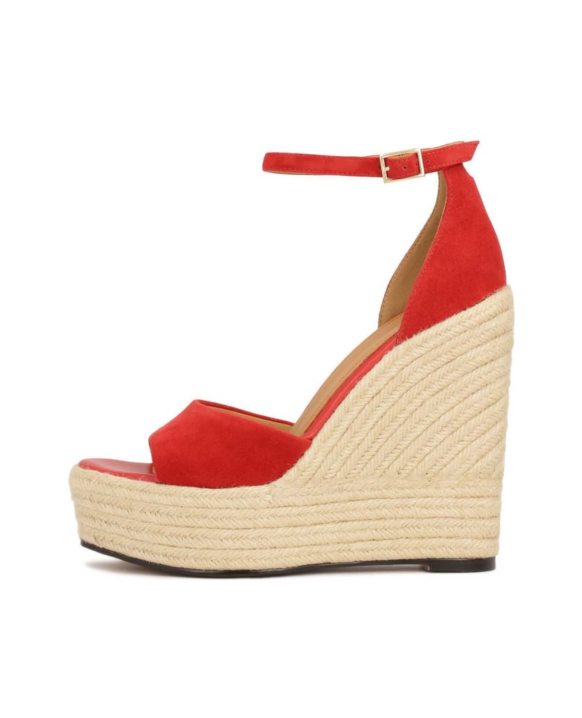 Kazar-Rote-Plateau-Sandalen-mit-Absatz-rot