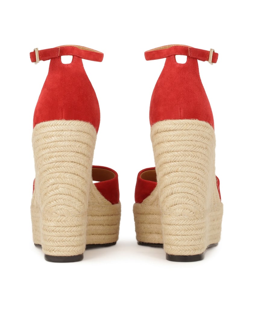 Kazar-Rote-Plateau-Sandalen-mit-Absatz-rot