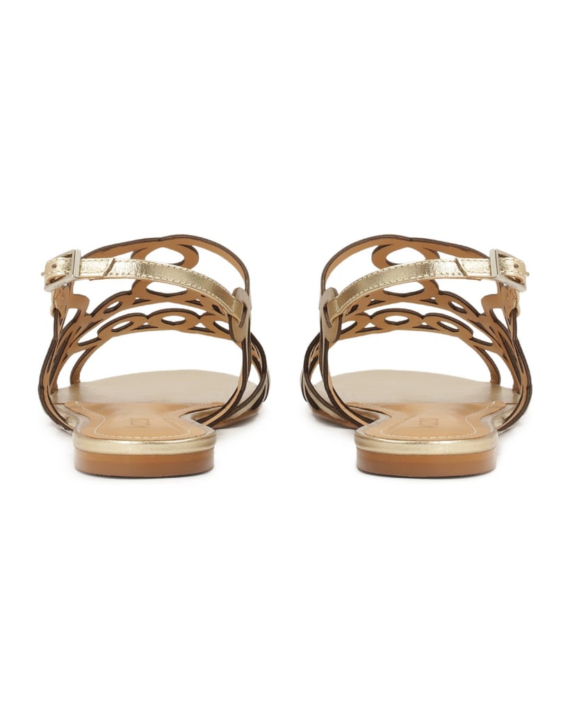 Kazar-Goldene-Sandalen-mit-feinem-Muster-gold