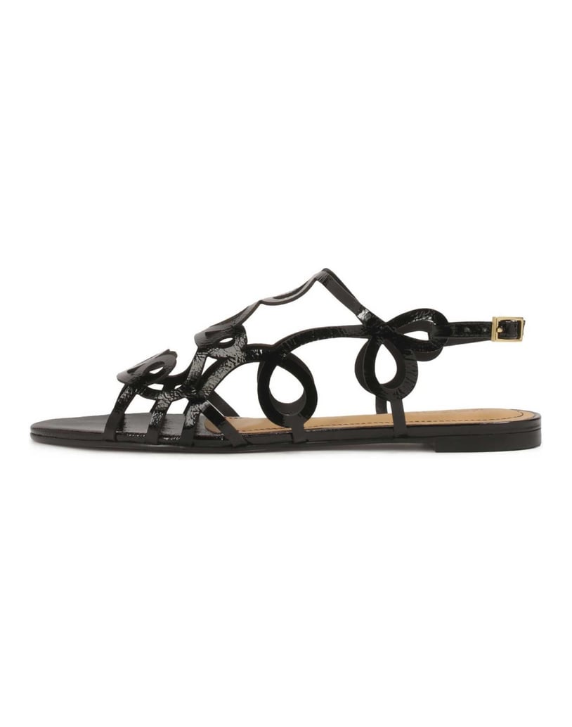 Kazar-Schwarze-Sandalen-mit-flacher-Sohle-schwarz