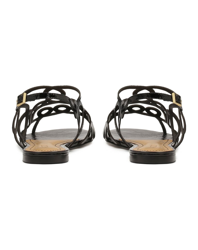 Kazar-Schwarze-Sandalen-mit-flacher-Sohle-schwarz