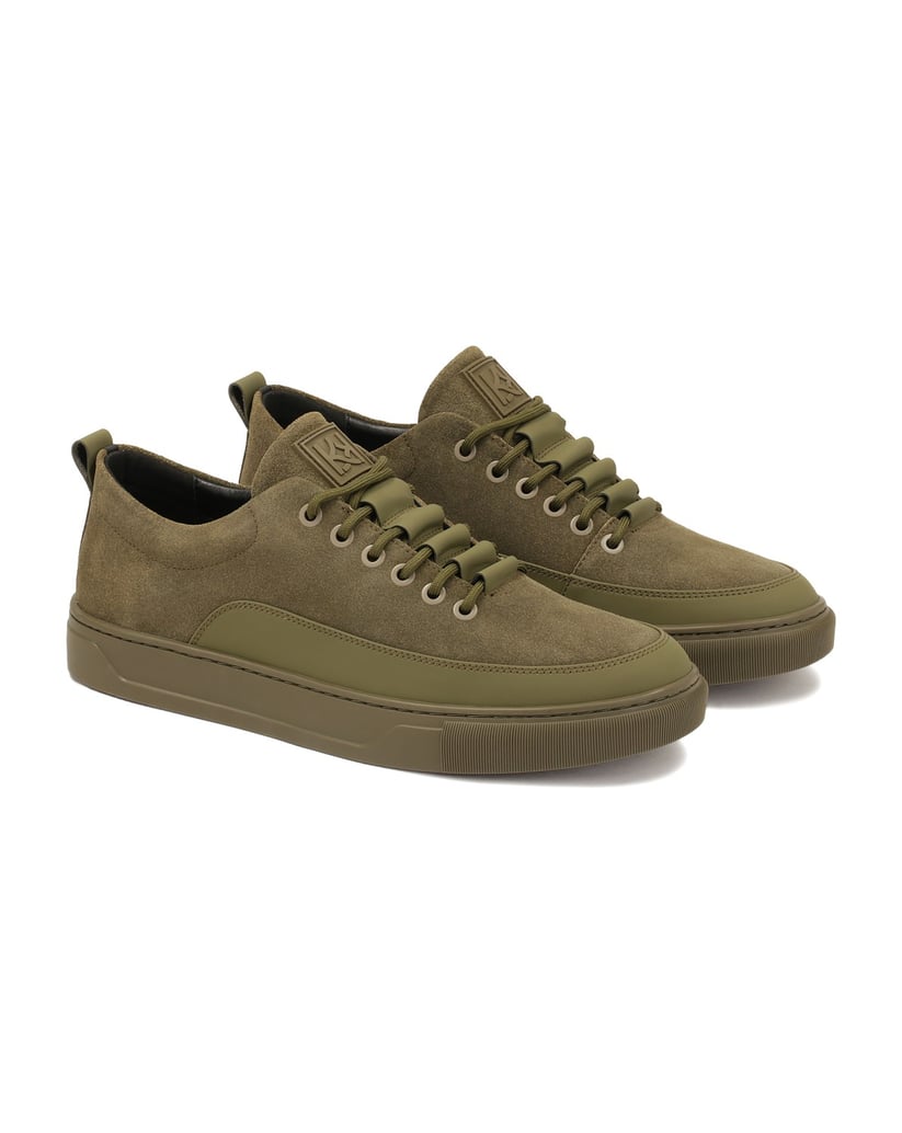 Kazar-Herren-Turnschuhe-in-khaki-Farbe-oliv