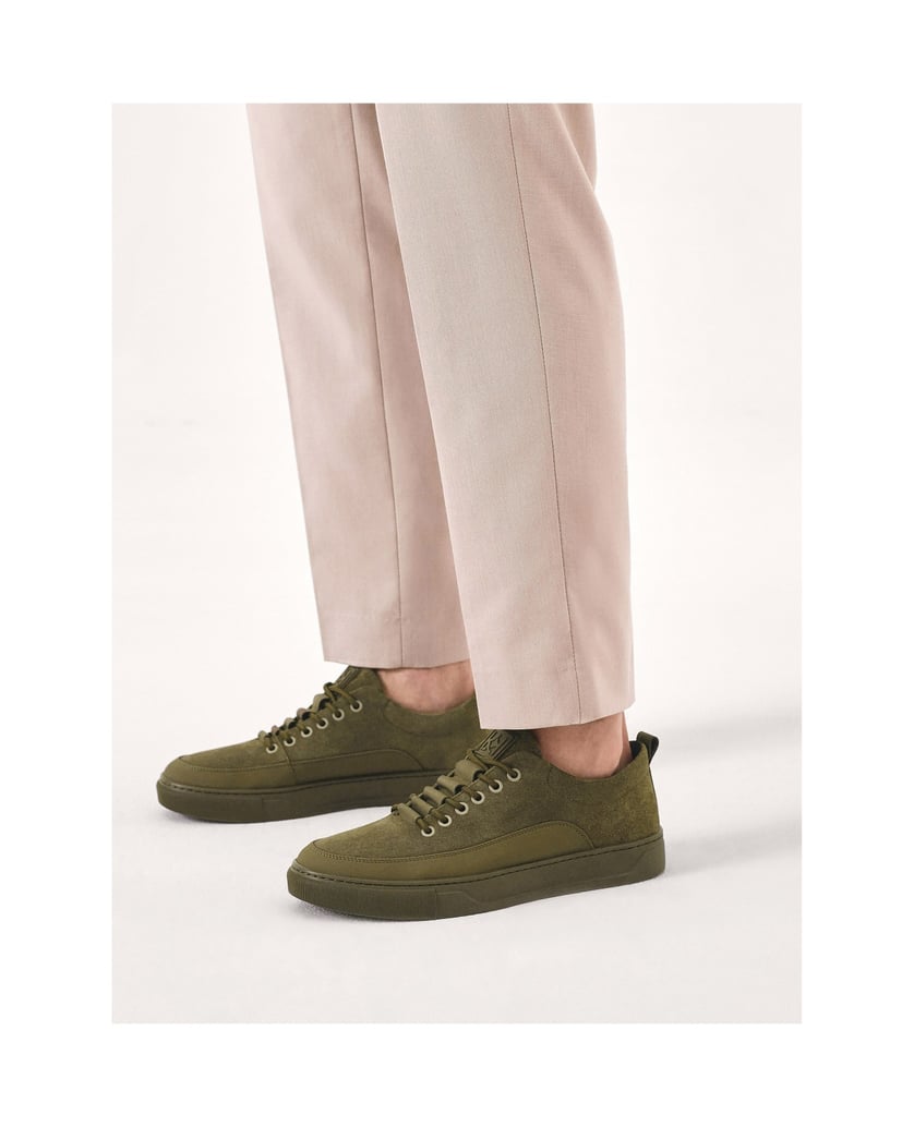 Kazar-Herren-Turnschuhe-in-khaki-Farbe-oliv