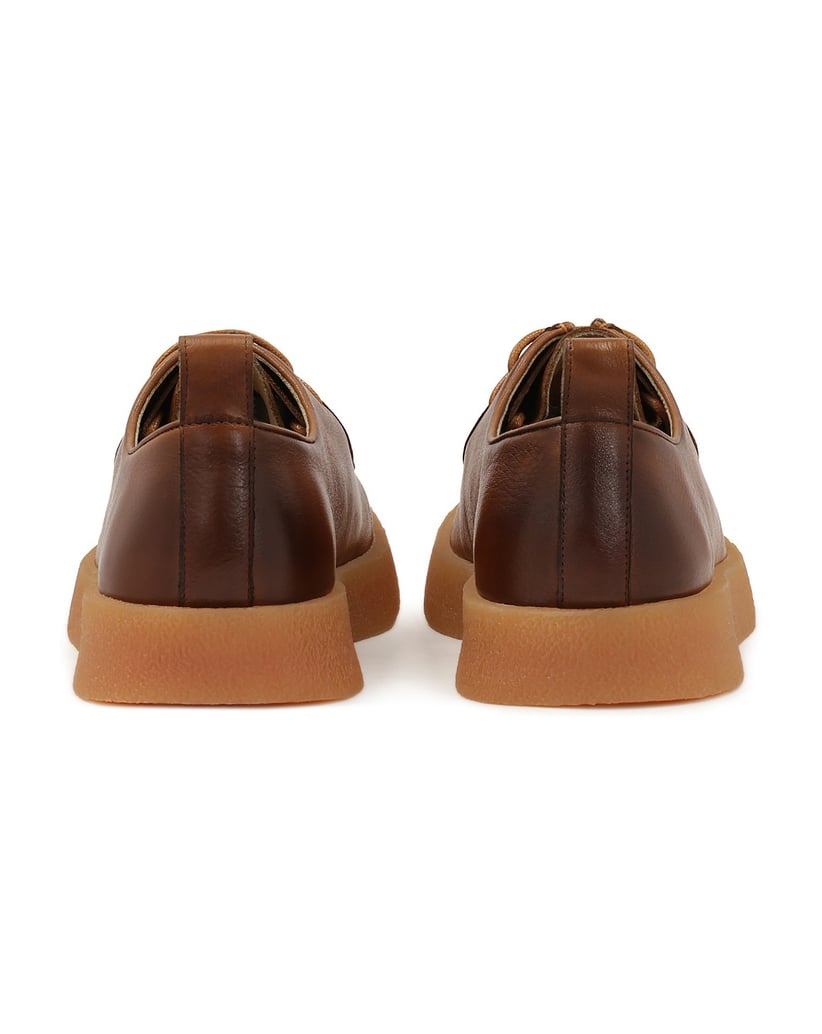 Kazar-Braune-Turnschuhe-aus-Naturleder-braun
