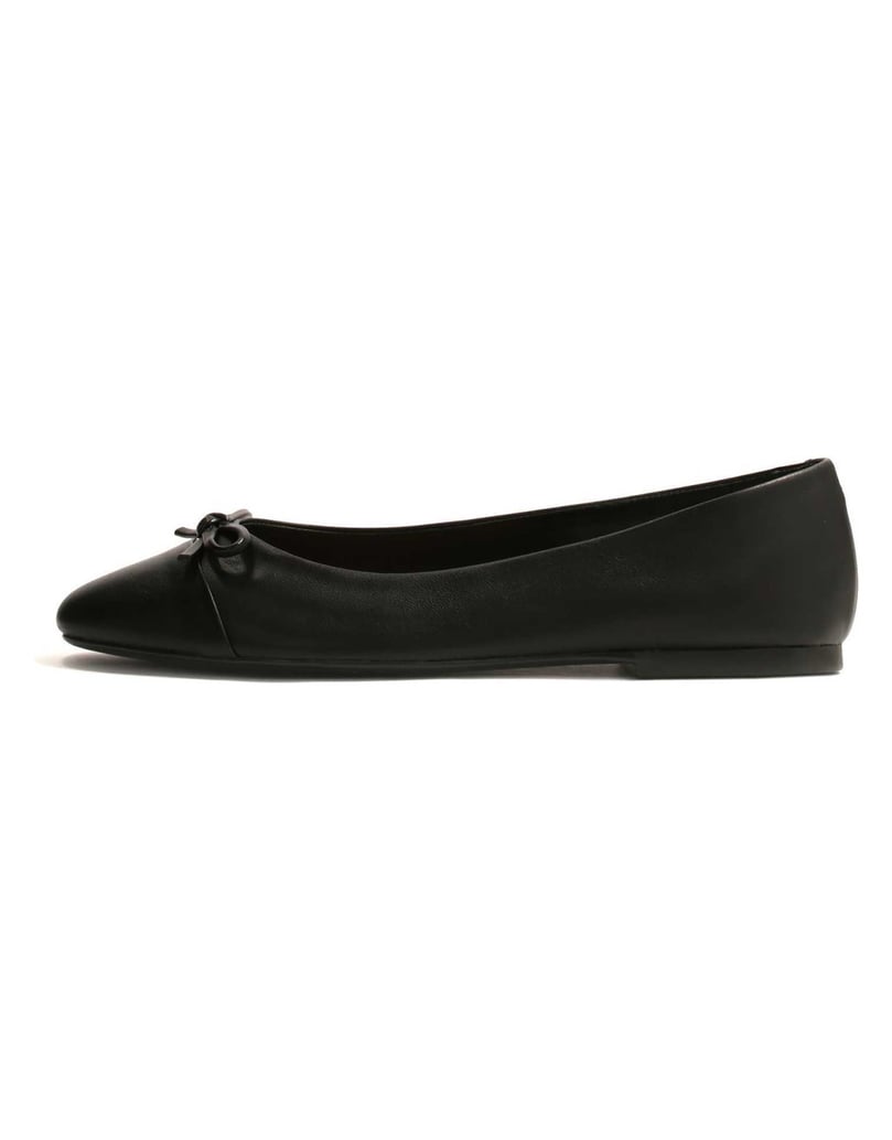 Kazar-Schwarze-vielseitige-Lederballerinas-schwarz