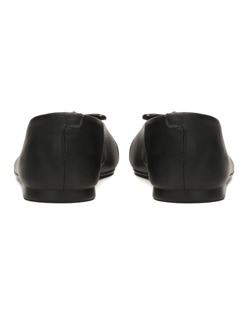 Kazar-Schwarze-vielseitige-Lederballerinas-schwarz