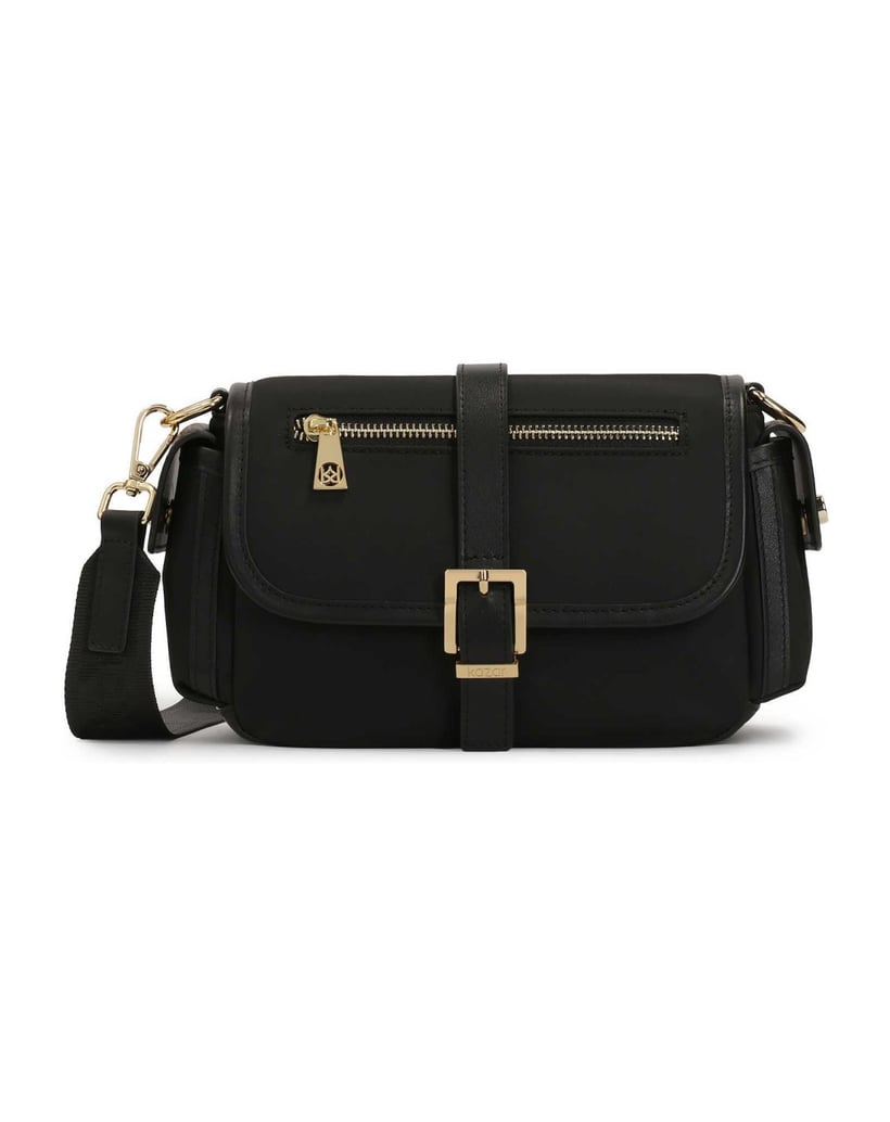 Kazar-Schwarze-Handtasche-mit-Seitentaschen-schwarz