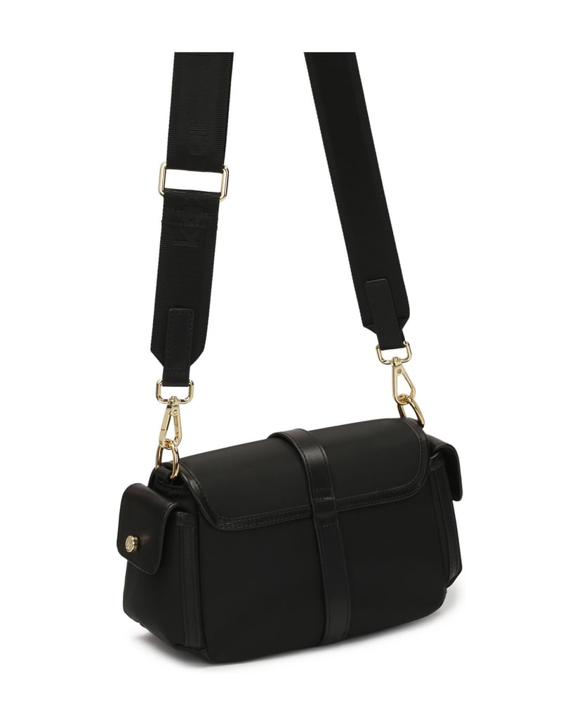 Kazar-Schwarze-Handtasche-mit-Seitentaschen-schwarz