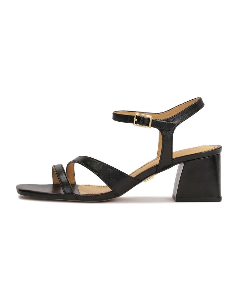 Kazar-Schwarze-Ledersandalen-mit-breitem-Absatz-schwarz