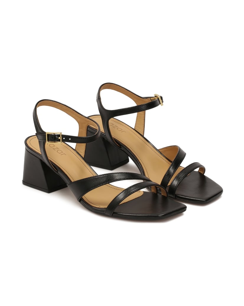 Kazar-Schwarze-Ledersandalen-mit-breitem-Absatz-schwarz