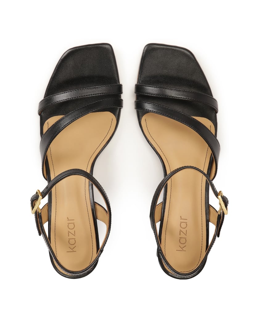 Kazar-Schwarze-Ledersandalen-mit-breitem-Absatz-schwarz