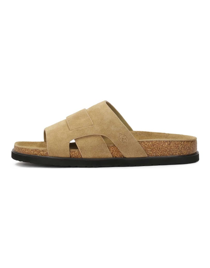 Kazar-Beigefarbene-Wildleder-Slides-beige