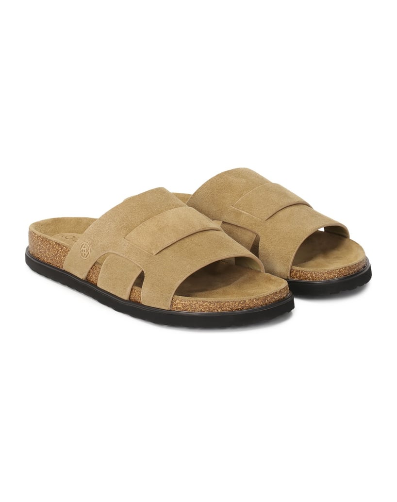 Kazar-Beigefarbene-Wildleder-Slides-beige