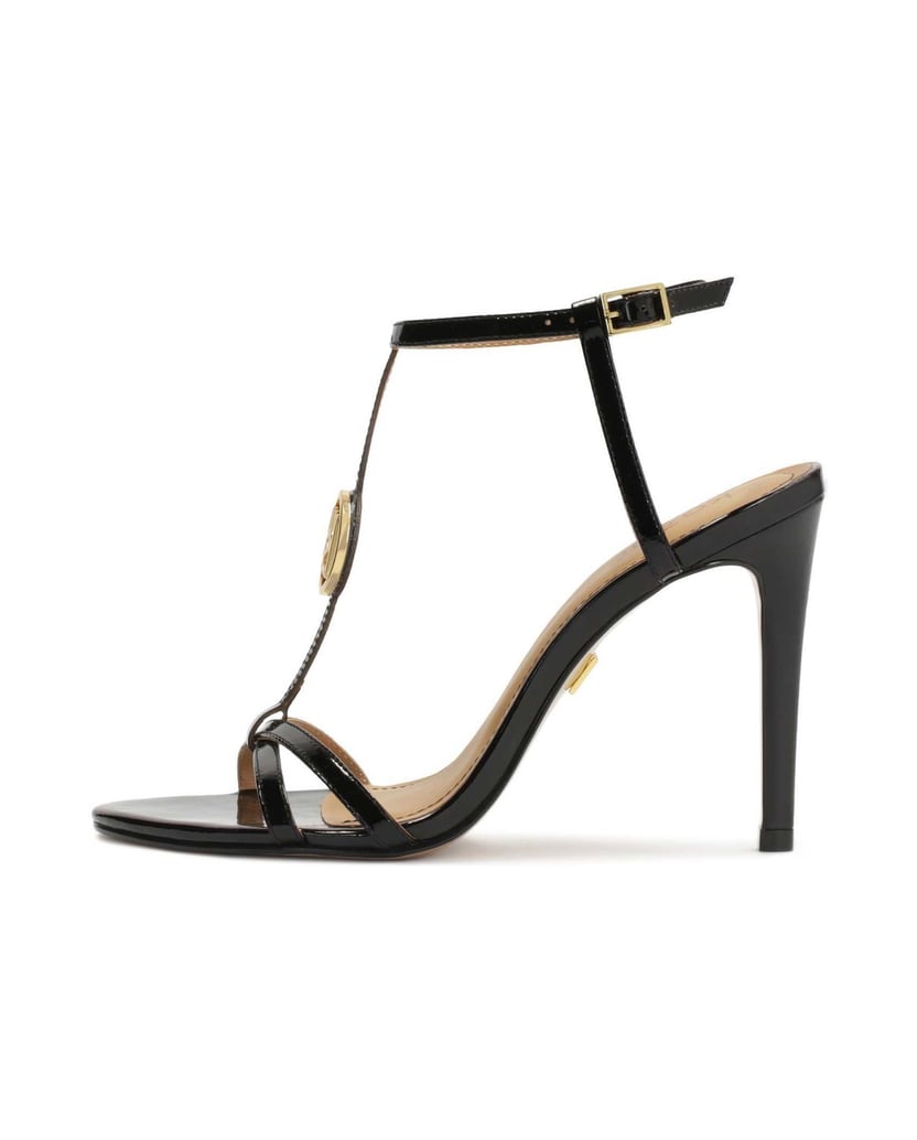 Kazar-Schwarze-Lackleder-Sandalen-mit-Absatz-schwarz